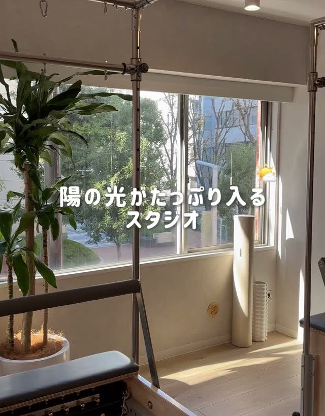 自然光の入るスタジオ